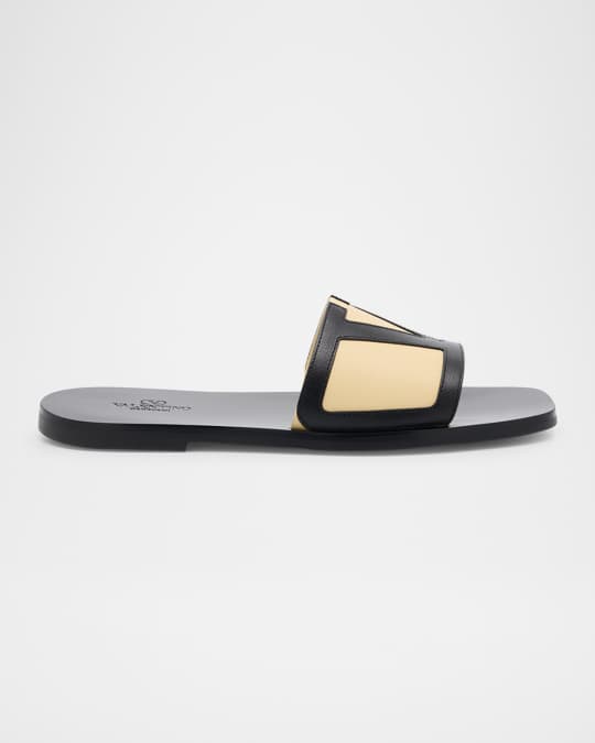 Valentino Garavani Men's Viva Superstar Leather Slide