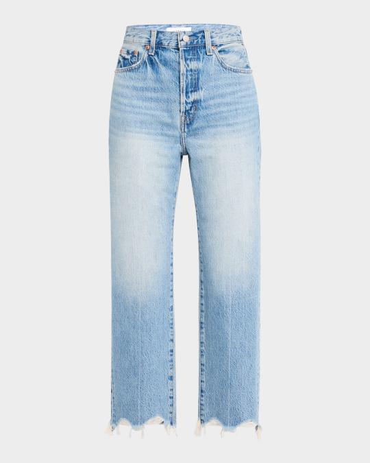 Pistola Cassie Super High-Rise Straight Jean: Cameo Vintage