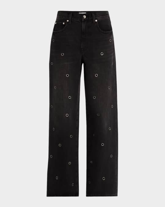 【HI FI FNK】Harm Wide Denim PETITE Izzy Mid Rise Wide Leg Jean - Study – Pistola Denim