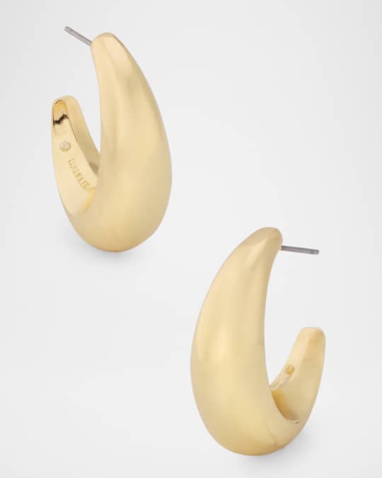 Crescent Hoop Earrings