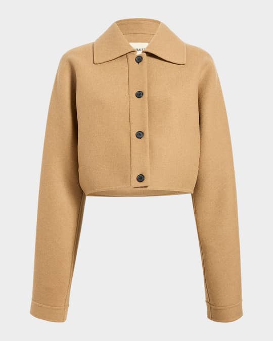 Sue Cropped Double-FacedWool Jacket