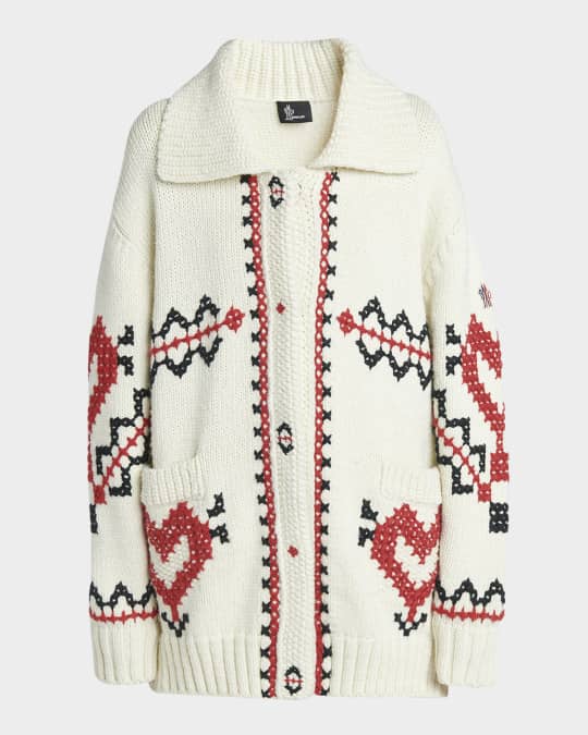 Hand-Embroidered Cardigan