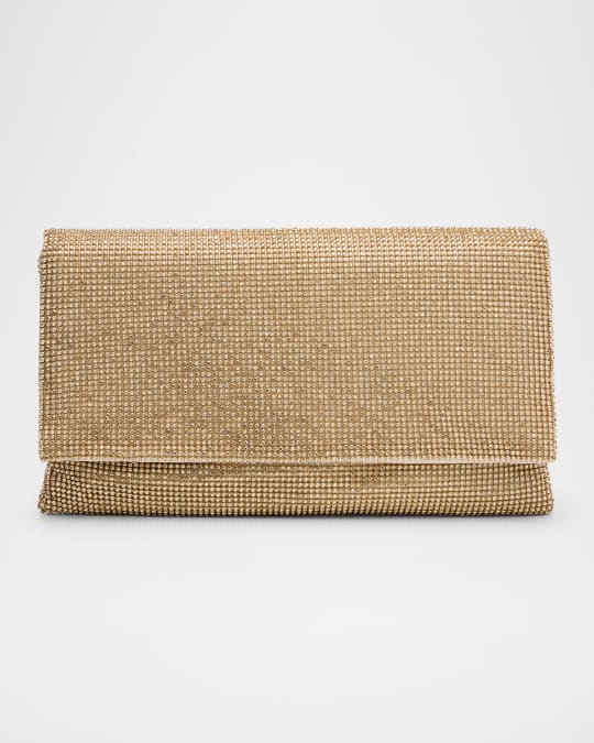 Evening Flap Mesh Clutch Bag