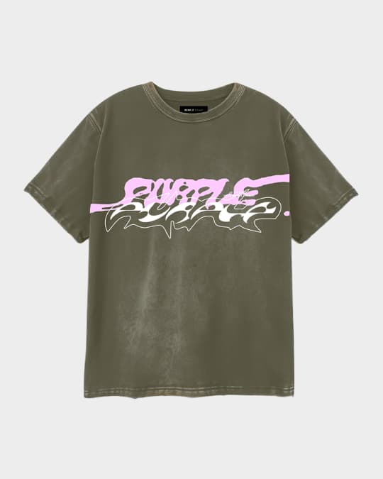 Men's Textured Inside-Out T-Shirt