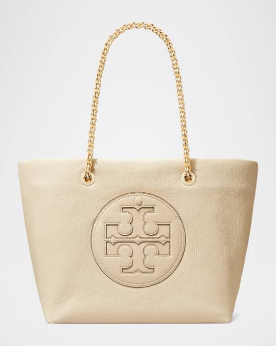 Ella Crinkled Patent Chain Tote Bag