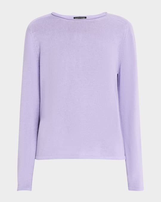 Rolled Crewneck Sweater