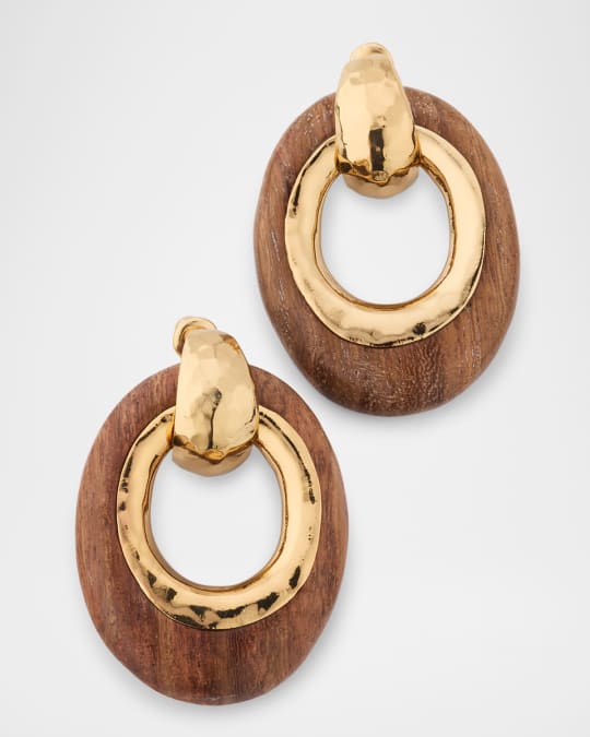 Bo Selva Wood Earrings