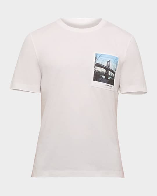 Men's Postcard Patch T-Shirt