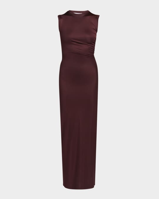 Long Fluid Jersey Dress