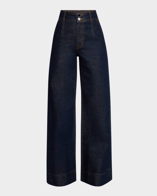 Mille High Rise Wide-Leg Jeans