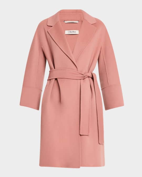 Arona Belted Wool Wrap Coat