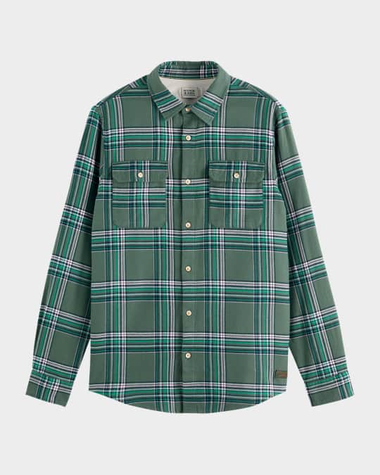 Men's Plaid Sport Shirt