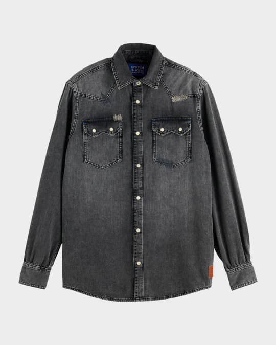 x Joe Jonas Men's Denim Shirt
