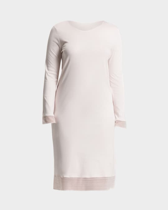 Sophie Lace-Trim Cotton Nightgown