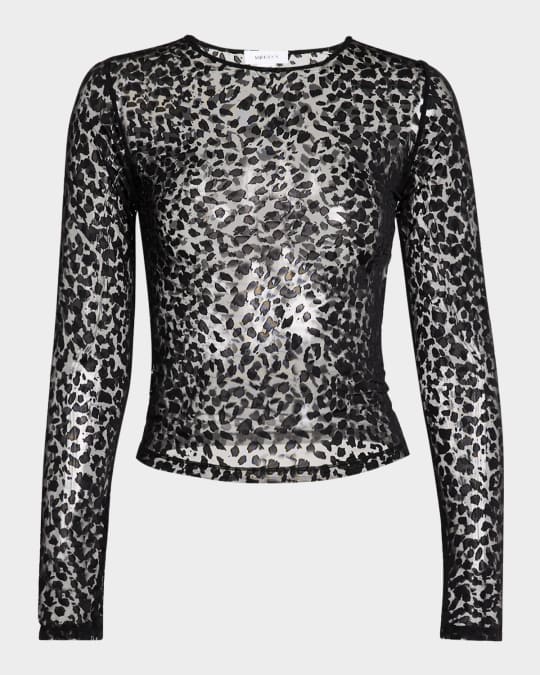 Marsala Cheetah Tab Sleeve