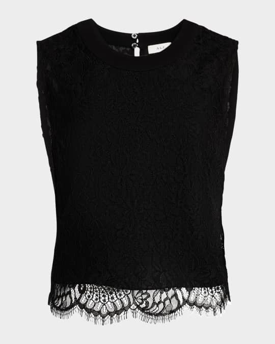 Gai Sleeveless Lace Top