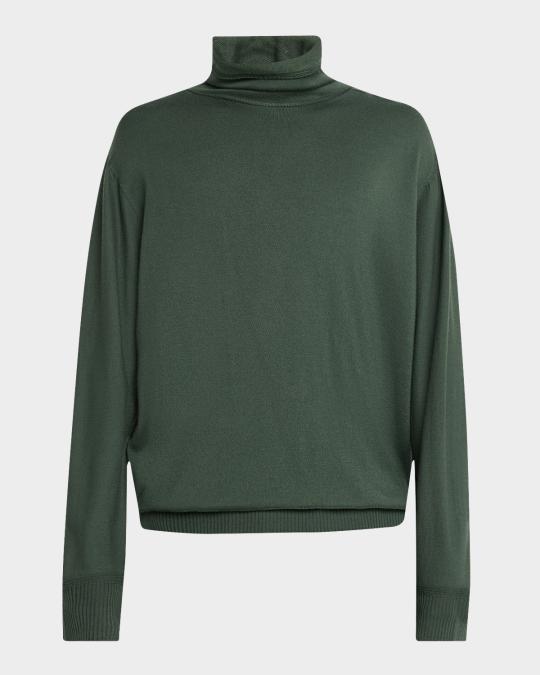 homme plisse タートルネック Homme Plisse Issey Miyake Men's Smooth Wool Turtleneck | Neiman Marcus