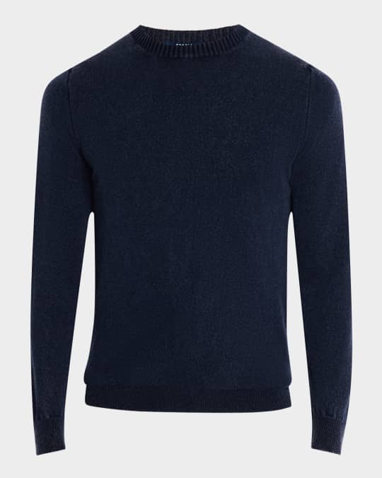 Men's Frosted Cashmere Crewneck Sweater