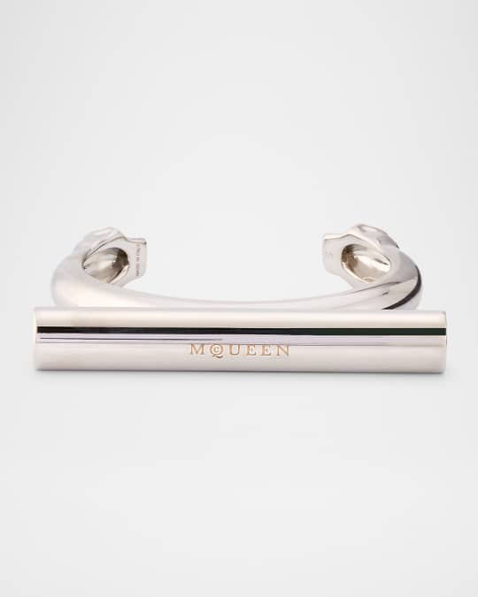 Sculptural Logo Cuff Bracelet