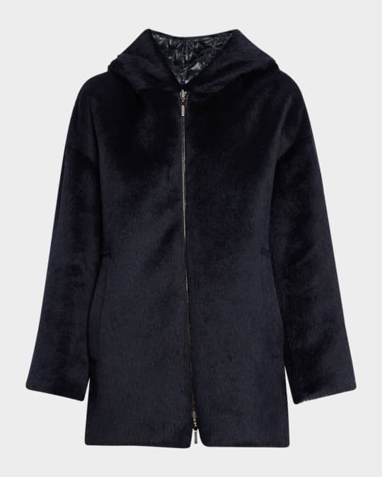 削除間近　Max Mara Atelier 黒ファーコート 削除間近 Max Mara Atelier 黒ファーコート 削除間近 Max Mara Atelier