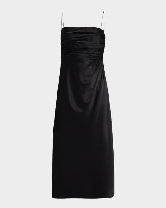 Sydney Silk A-Line Maxi Dress