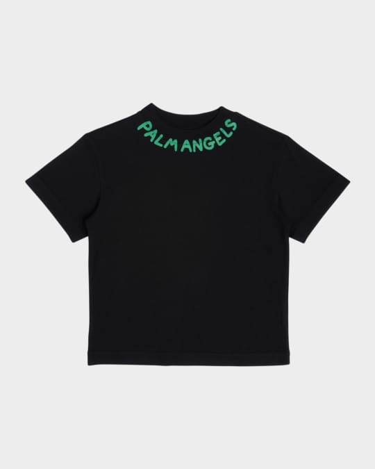 Boy's Logo-Print T-Shirt, Size 4-12
