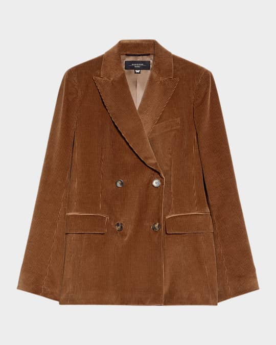 Katanga Corduroy Double-Breasted Blazer