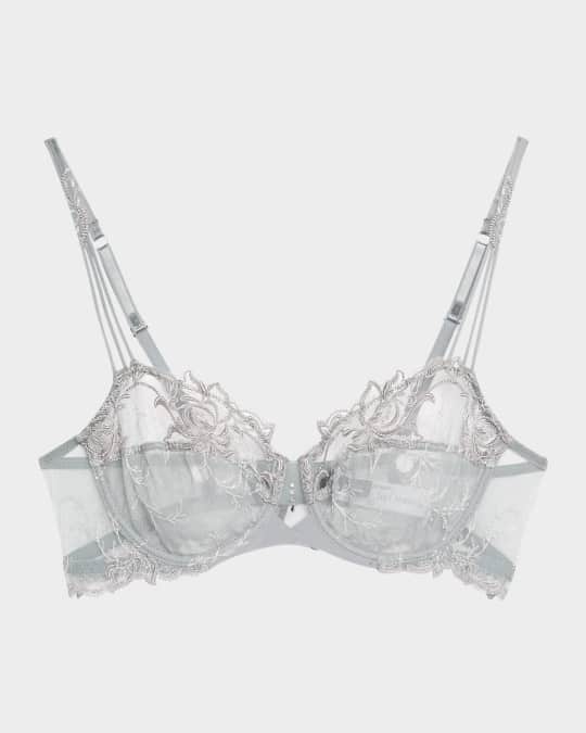 Source Beaute Embroidered Tulle Demi Bra