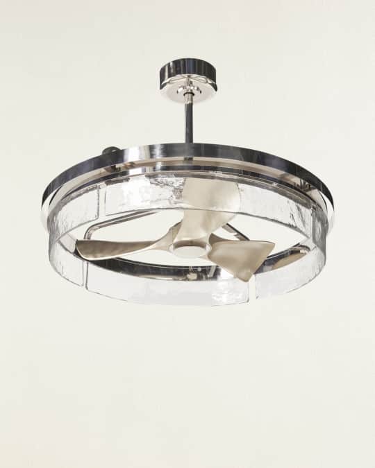 Sinclair 34" Chandelier with Fan