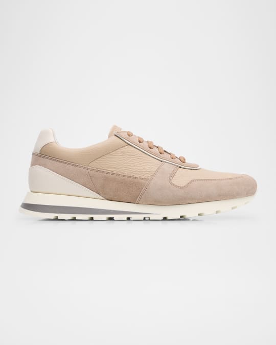 【BRUNELLO CUCINELLI】 SUEDE RUNNER SNEAKERS Brunello Cucinelli Suede Laceless Runner Sneakers - Bergdorf