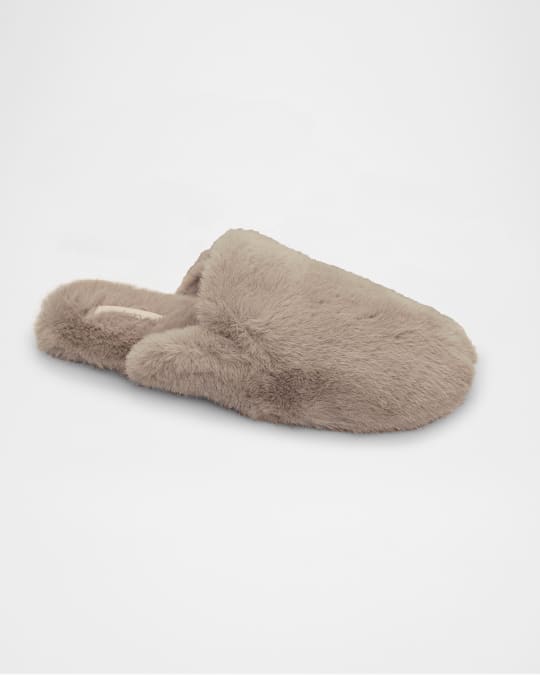 Eberjey Women Plush Mule Slippers Deep Taupe main image 1