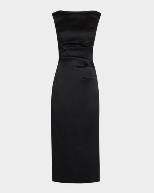 white christmas dresses Aidan Mattox Black Cocktail Dress with Ornament Pattern – Popcorn's Closet main image 0