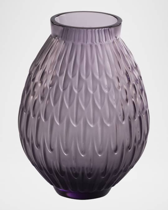 Plumes Small Lead-Free Crystal Vase