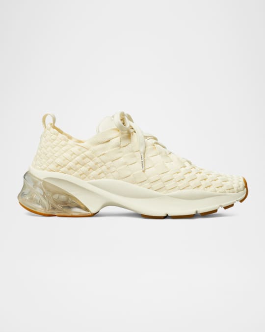 Tory Burch Good Luck Woven Trainer Sneakers | Neiman Marcus