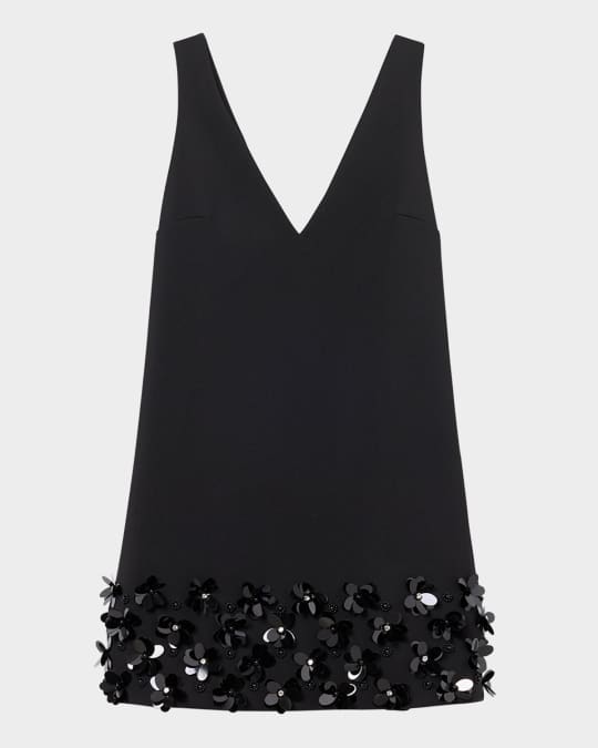 ワンピース Self-Portrait MONOCHROME CREPE MINIDRESS SELF PORTRAIT MONOCHROME CREPE MINI- DRESS sz US 4/ UK 8 | eBay