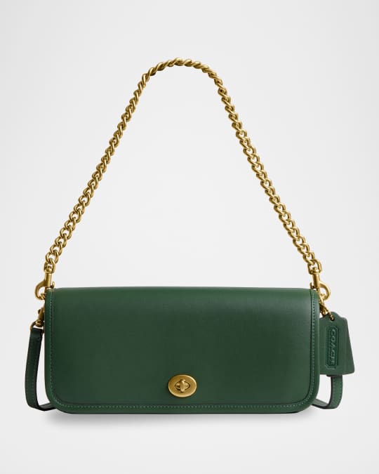 Coach Dinky Leather Shoulder Bag | Neiman Marcus