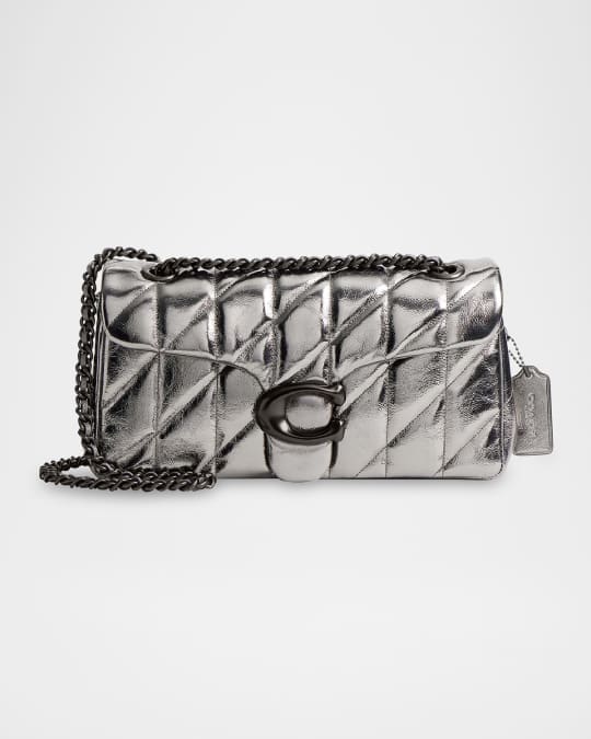 Tabby 26 Quilted Metallic Leather Shoulder Bag 