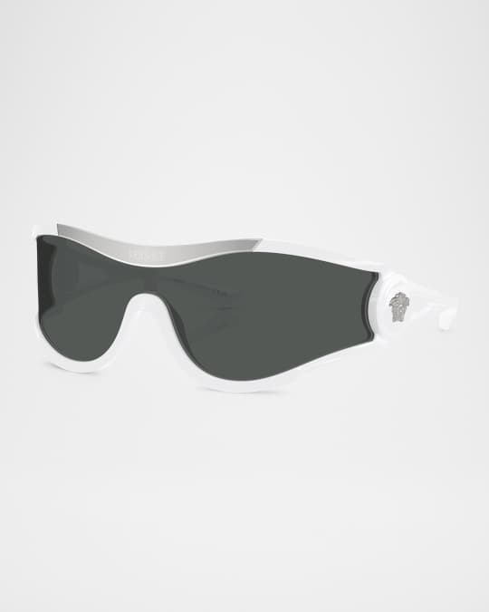 Medusa Medallion Shield Sunglasses