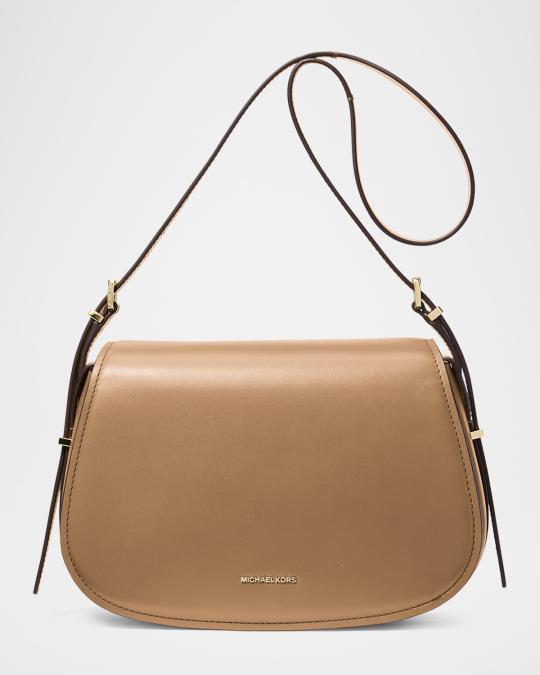 MICHAEL Michael Kors Lydia Medium Flap Leather Crossbody Bag | Neiman ...