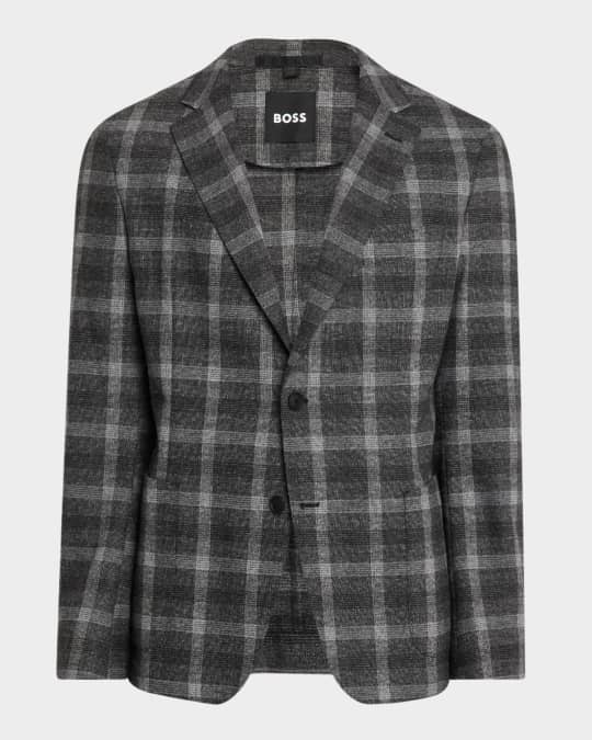 Men's Hanry Plaid Flannel Sport Coat
