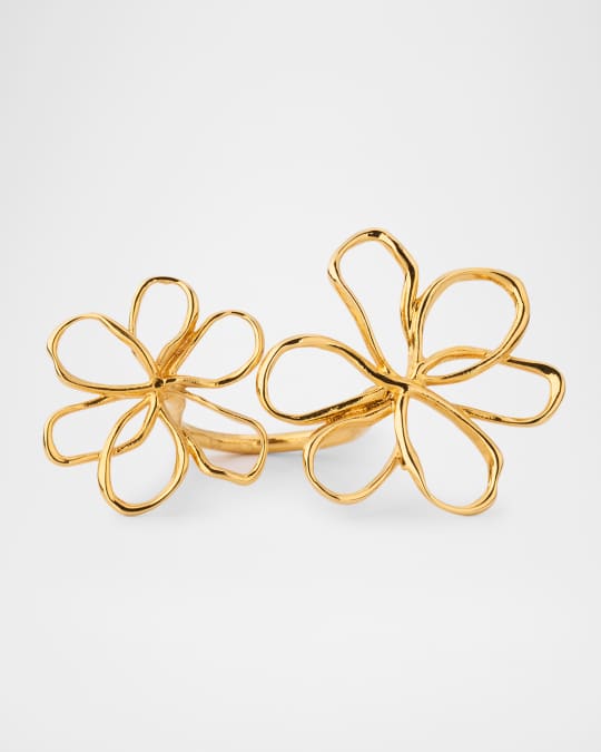 Threaded Flower Ring