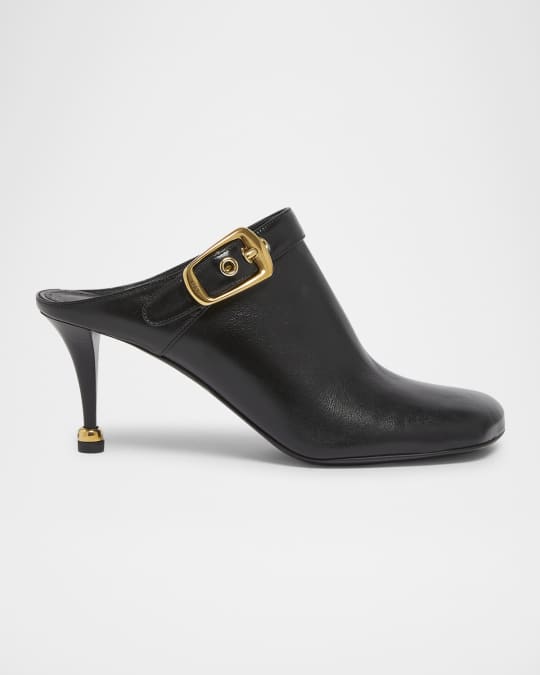 【関税&送料込】Chloe Black Leather Andrea Pumps Andrea leather slingback pumps in black - Chloe | Mytheresa