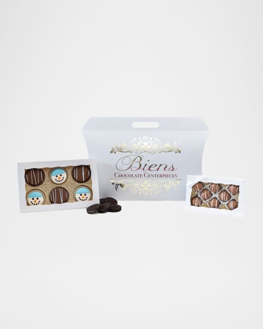 Snowmen Sandwich Cookie & Bien Tote Box