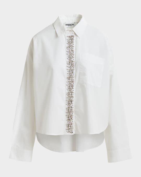 Hilver Embellished Placket Shirt