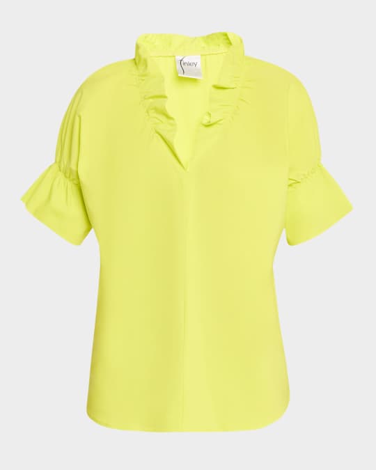 Crosby Ruffle Stretch Top