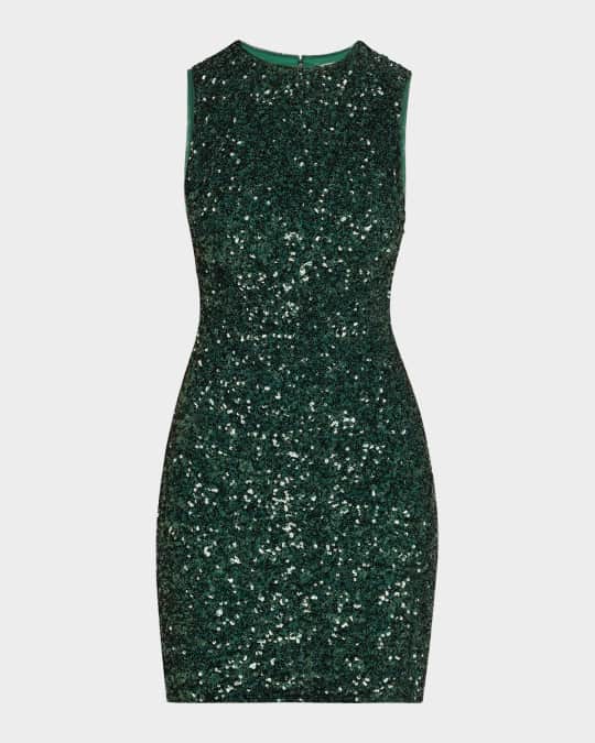 Coley Sequined Shift Mini Dress