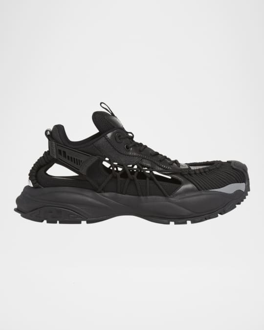 Versace Men's Mercury V1 Knotted Cutout Sneakers | Neiman Marcus