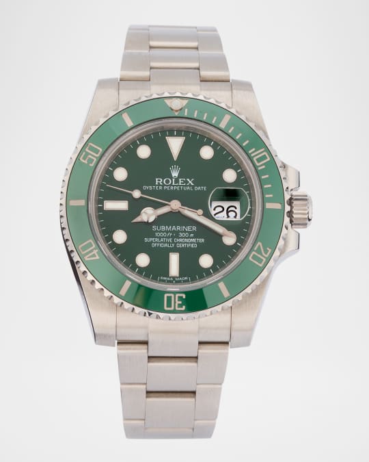 Rolex Stainless Steel and Ceramic Submariner Date 40mm Vintage Watch
