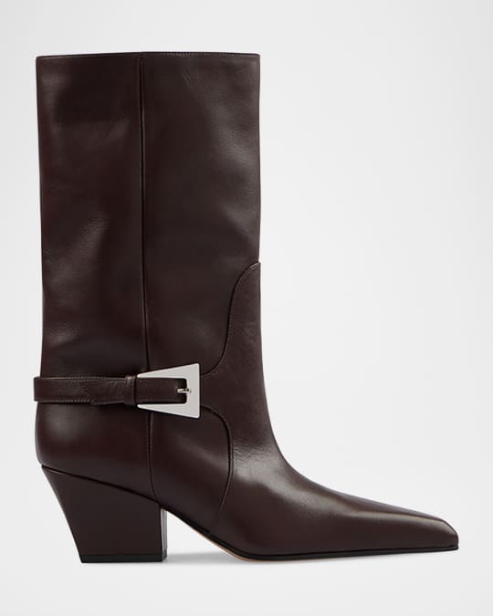 ショートブーツ・ブーティ PARIS TEXAS JANE BUCKLE SMOOTH LEATHER BOOTS Paris Texas Jane Buckle Boots 60mm | Shopbop