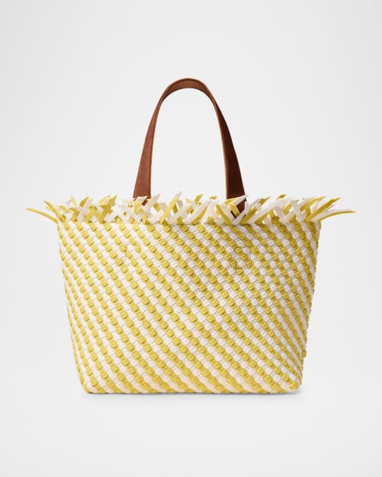 NAGHEDI ナゲディ Havana Fringe Woven Clutch Bag NAGHEDI Havana Fringe Woven Clutch Bag | Neiman Marcus